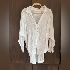 FREE PEOPLE OVERSIZED BLOUSE